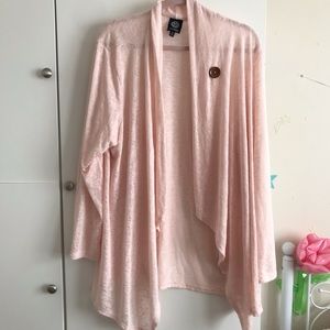 Sheer Pink Cardigan